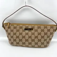 【極美品】 GUCCI アクセサリーポーチ GGキャンバス
