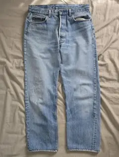 裾丈詰めあり　80s 90s　Levi's501　W35　ナイロンフットボタン