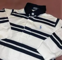 POLO RALPH LAUREN ボーダー ラガーシャツ　90
