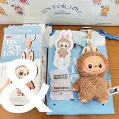 ラブブ LABUBU PIN FOR LOVE イニシャルアルファベット &