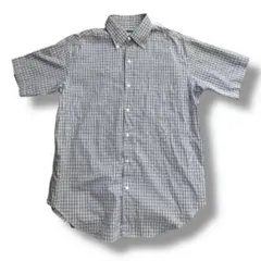 【90s旧タグ】BEAMS 半袖ボタンダウンシャツ M チェック 美品