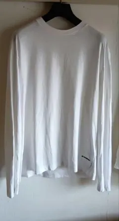 JIL SANDER+ ホワイト長袖カットソー