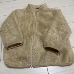 フリースジャケット ベージュ 90サイズ　ユニクロ