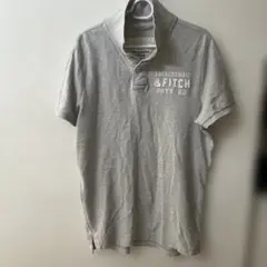Abercrombie & Fitch ポロシャツ グレー　XL