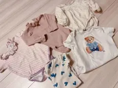 ベビー服 ロンパースセット 70-80 女の子　ZARA