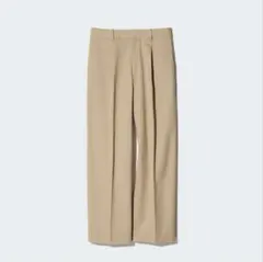 UNIQLO ユニクロ タックワイドパンツ コットン