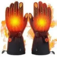 XL バッテリー付 防寒 電熱グローブ 電熱手袋 バイク オートバイ ヒーター