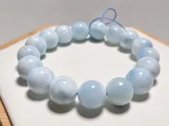 ラリマー ブレスレット 8.5mm 最高グレード 濃青・美模様・一点物 