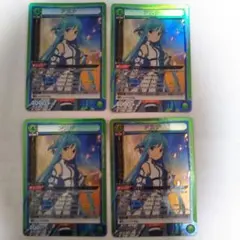 ユニオンアリーナ　SAO ソードアートオンライン　アスナ　SR　緑