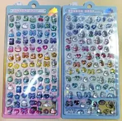 【正規品】ボンボンドロップシール mini めろめろ＆なないろ　2枚セット