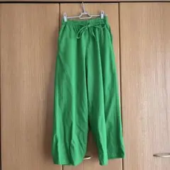 カラーパンツ ワイドパンツ