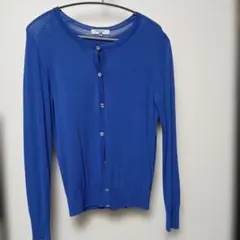 ♡NATURAL BEAUTY BASIC カーディガン M 青