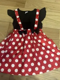 ミニー♡ワンピース　コスプレ　2-3歳　90cm