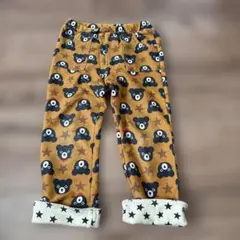 ミキハウス DOUBLE.B キッズパンツ クマ柄 スター柄