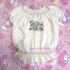リズリサ系♡森ガールトップス♡刺繍姫カジ♡のサムネイル