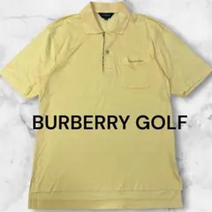 BURBERRY GOLF バーバリー　ポロシャツ イエロー　Mのサムネイル