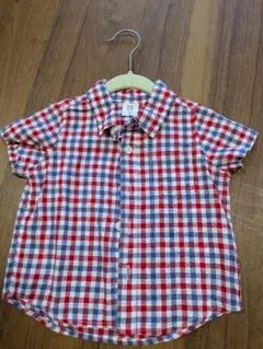 baby GAP 半袖チェックシャツ 6-12ヶ月　70センチ