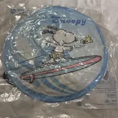 スヌーピー　当たりくじ　クッション　ブルー