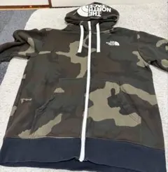 THE NORTH FACE 迷彩 ジップパーカー 軽アウター メンズ