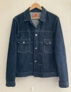極美品 Laid.B サンセットデニムジャケット Gジャン シンチバック