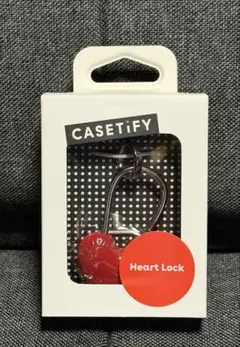 CASETiFYキーチャーム Heart Lock