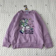 【8286】トイストーリー　バズ・ライトイヤー　裏起毛トレーナー　110 新品