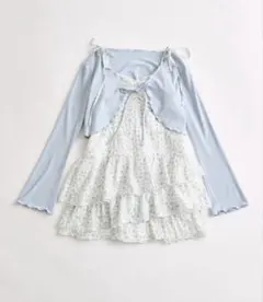 OLIVE des OLIVE フリルキャミワンピースとボレロのセット