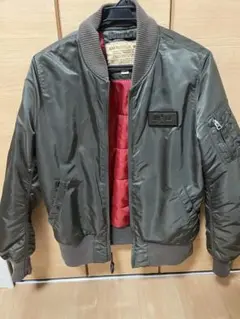 美品　ALPHA INDUSTRIES MA-1 Lサイズ オリーブグリーン
