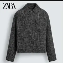 GW値下 ZARA ザラ ブルゾン シャツジャケット M