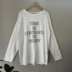 y.m様ジャーナルスタンダード レリューム　TIME INロゴロングT