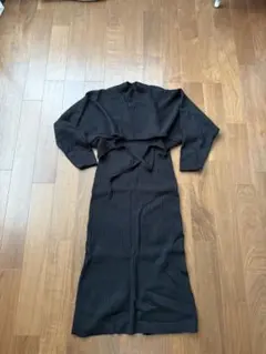 ピースセットワンピースGUブラック