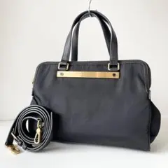【極美品】MARC JACOBS 2way ハンドバッグ ナイロン ショルダー付