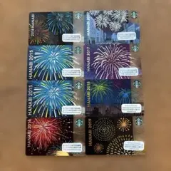 Starbucks Card HANABI 2014-2019 8枚セットのサムネイル