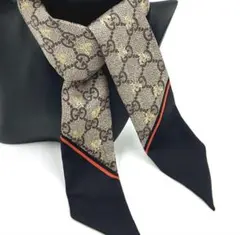 美品✨GUCCI シルクスカーフ インターロッキング ハート型 - メルカリ