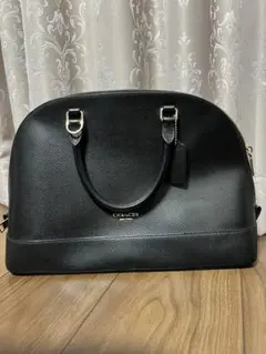 COACH ブラックレザー ハンドバッグ