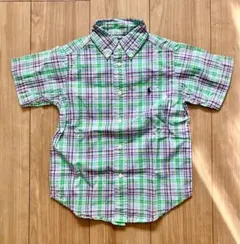 ラルフローレン　チェックシャツ　キッズ　110サイズ相当