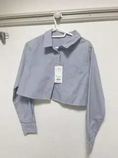 clear ストライプ長袖シャツ