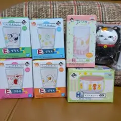 一番くじ　夏目友人帳ニャンコ先生キッチン等7点セット　新品未使用