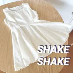 SHAKESHAKE ワンピース ホワイト ノースリーブ フレアミニ 白のサムネイル
