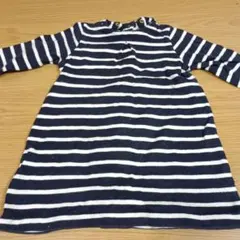 プチバトー　ボーダーワンピース　80㎝