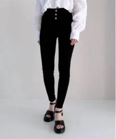 ヘザーISKOスキニー　ブラック　2着