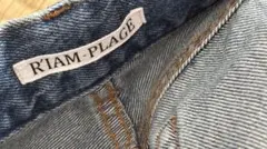 R'IAM-PLAGE ワイドレッグデニムのサムネイル