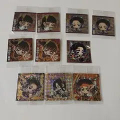 鬼滅　にふぉるめーしょん ディフォルメシール　レア、シークレット有　しのぶセット