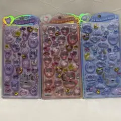 【正規品】サンリオ クロミ キティ シナモン うるちゅるポップシール3点セット