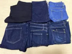 ジーンズ　まとめ売り　6点