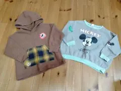 ミッキー・マウス　トップス　2点セット　100cm　BABYDOLL