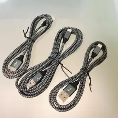 USB Type C ケーブル 【3本セット 1m/1m/2m】