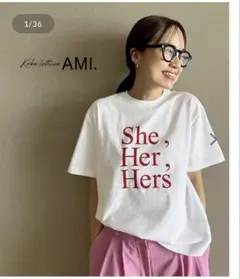 春名亜美さんコラボ　KOBE LETTUCE ロゴプリント 半袖Tシャツのサムネイル