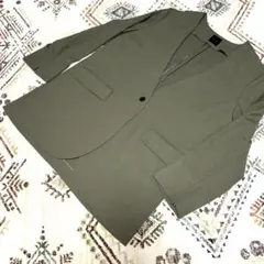 【美品】Spick&Span リネンライク ノーカラージャケット 38のサムネイル