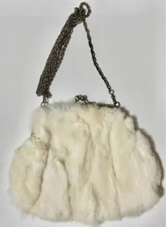 AYANOKOJI 綾小路 がまぐち 2WAYバック ラビットファー